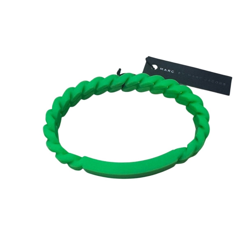 Marc by Marc Jacobs Toucan Green Rubber Bracelet Standard Workwear - Picture 2 of 3